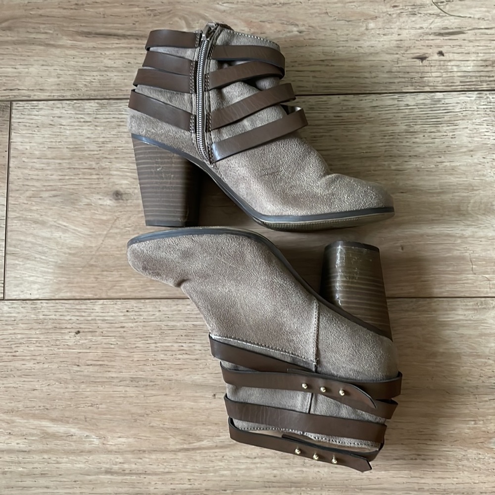 Brown booties